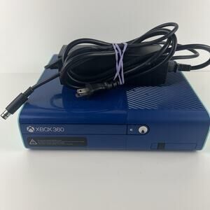 Microsoft Xbox 360 E 500GB Gaming Console Special Blue Edition, TESTED